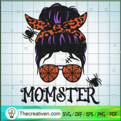 Momster Mom SVG Cut File for Cricut & Silhouette