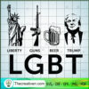 USA Lgbt SVG Cut File for Cricut & Silhouette
