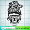 Leopard Mom Skull SVG Cut File for Cricut & Silhouette
