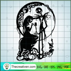 Jack And Sally SVG Cut File for Cricut & Silhouette