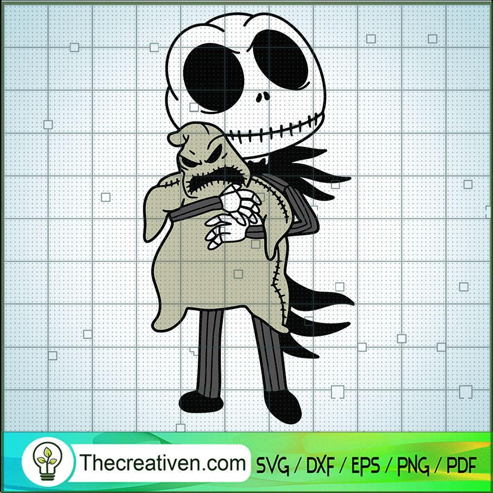 Jack And Oogie Boogie SVG Cut File for Cricut & Silhouette 1 Jack And Oogie Boogie SVG Cut File for Cricut & Silhouette