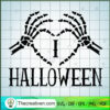 I Love Halloween SVG Cut File for Cricut & Silhouette