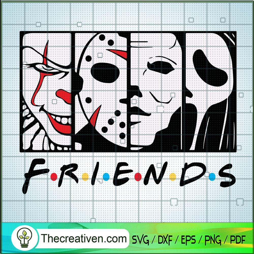 Horror Character Friends SVG Cut File for Cricut & Silhouette 1 Horror Character Friends SVG Cut File for Cricut & Silhouette