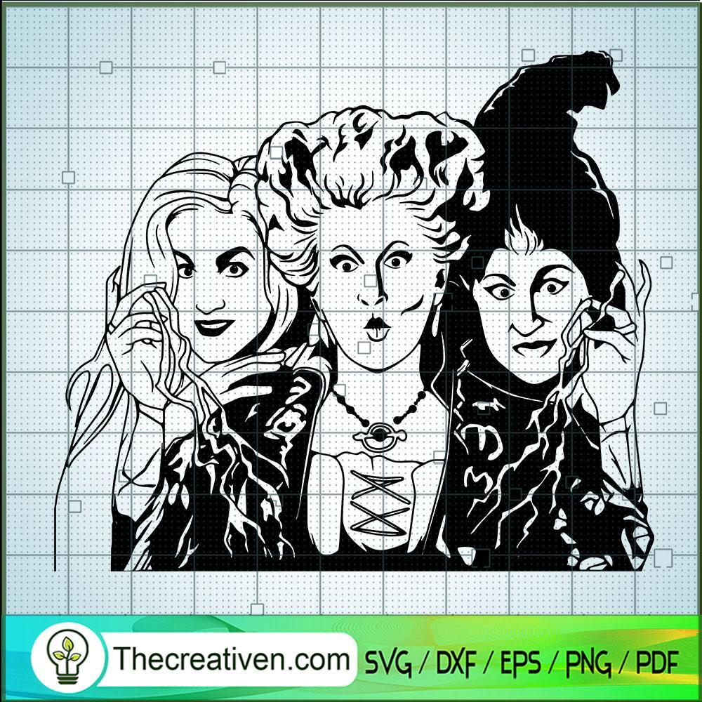 Hocus Pocus Sanderson Sister SVG Cut File for Cricut & Silhouette 1 Hocus Pocus Sanderson Sister SVG Cut File for Cricut & Silhouette