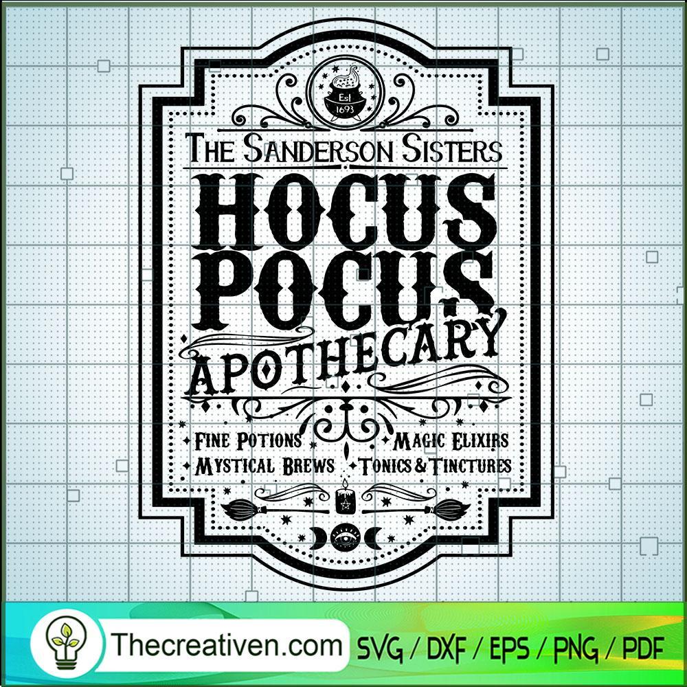 Hocus Pocus Apothecary SVG, Halloween SVG, Hocus Pocus SVG 1 Hocus Pocus Apothecary SVG, Halloween SVG, Hocus Pocus SVG
