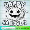 Happy Halloween Pumpkin Weed SVG Cut File for Cricut & Silhouette 3 21 copy 15