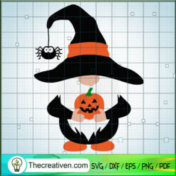 Gnome With Pumpkin SVG Cut File for Cricut & Silhouette