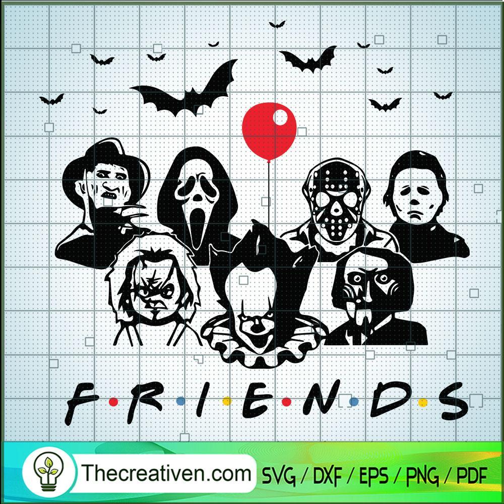 Friends Halloween SVG Cut File for Cricut & Silhouette Design 45285 1 Friends Halloween SVG Cut File for Cricut & Silhouette Design 45285