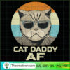 Vintage Retro Cat SVG, Cat Daddy SVG, Fathers Day SVG