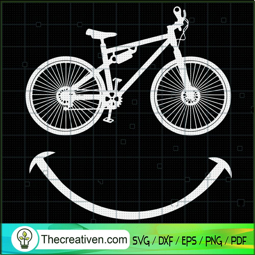 Mountain Bike SVG, Happy Face SVG, Bike Smile SVG 1 Mountain Bike SVG, Happy Face SVG, Bike Smile SVG