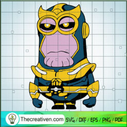 Minion Thanos SVG, Minion SVG, Thanos SVG