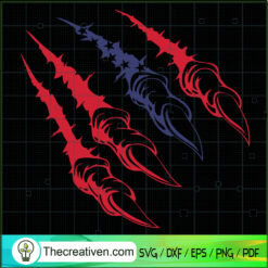 Mark Scratches SVG, USA Flag SVG, Scratches SVG
