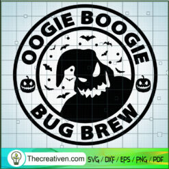 Oogie Boogie Bug Brew SVG Cut File for Cricut & Silhouette