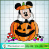 Mickey In Pumpkin Happy Halloween SVG Cut File for Cricut & Silhouette