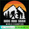 Hide And Seek World Champion Bigfoot SVG, Sasquatch SVG, Bigfoot SVG