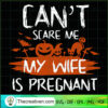 Cant Scare Me My Wife Is Pregnant SVG Cut File for Cricut & Silhouette