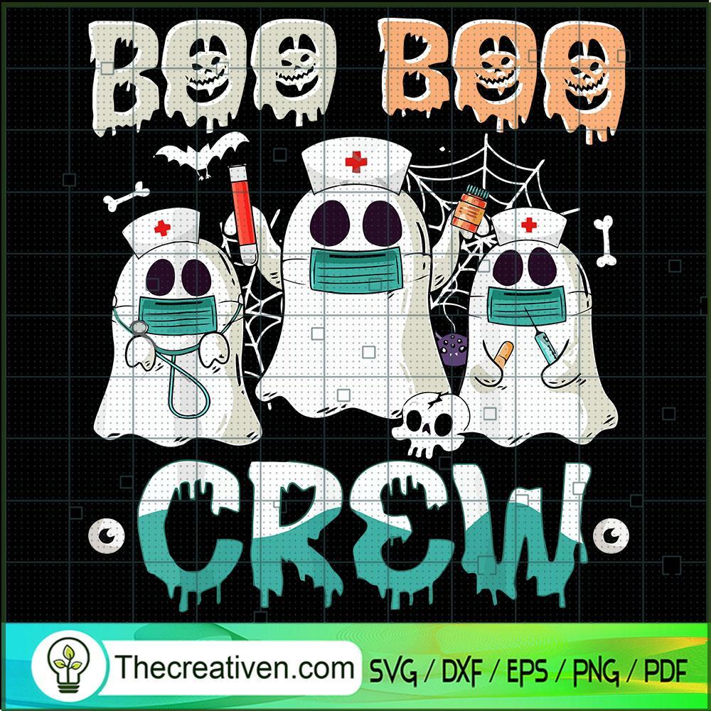 Boo Boo Crew Nurse Halloween SVG Cut File for Cricut Design 44660 1 Boo Boo Crew Nurse Halloween SVG Cut File for Cricut Design 44660