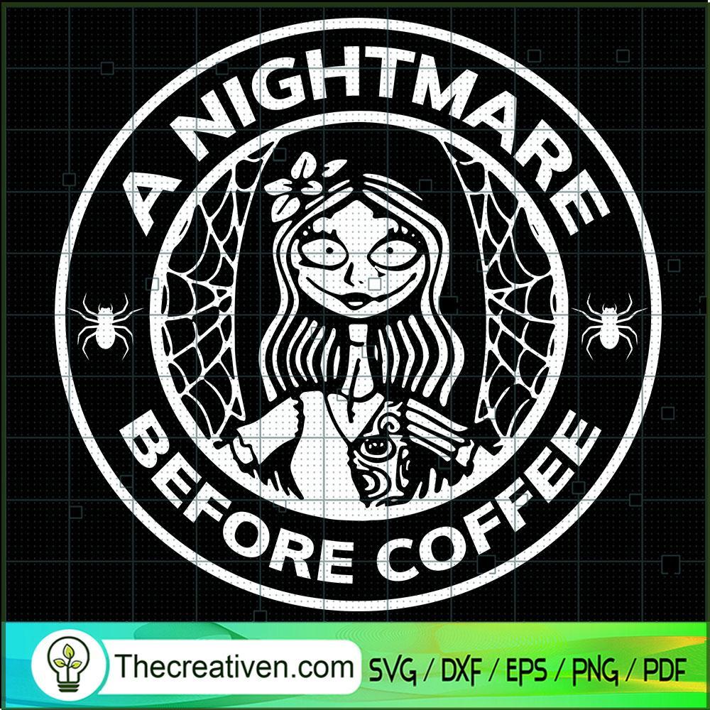 A Nightmare Before Coffee SVG Cut File for Cricut & Si Design 44635 1 A Nightmare Before Coffee SVG Cut File for Cricut & Si Design 44635