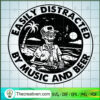 Easily Distracted By Music A SVG Cut File for Cricut 3 96 copy 4