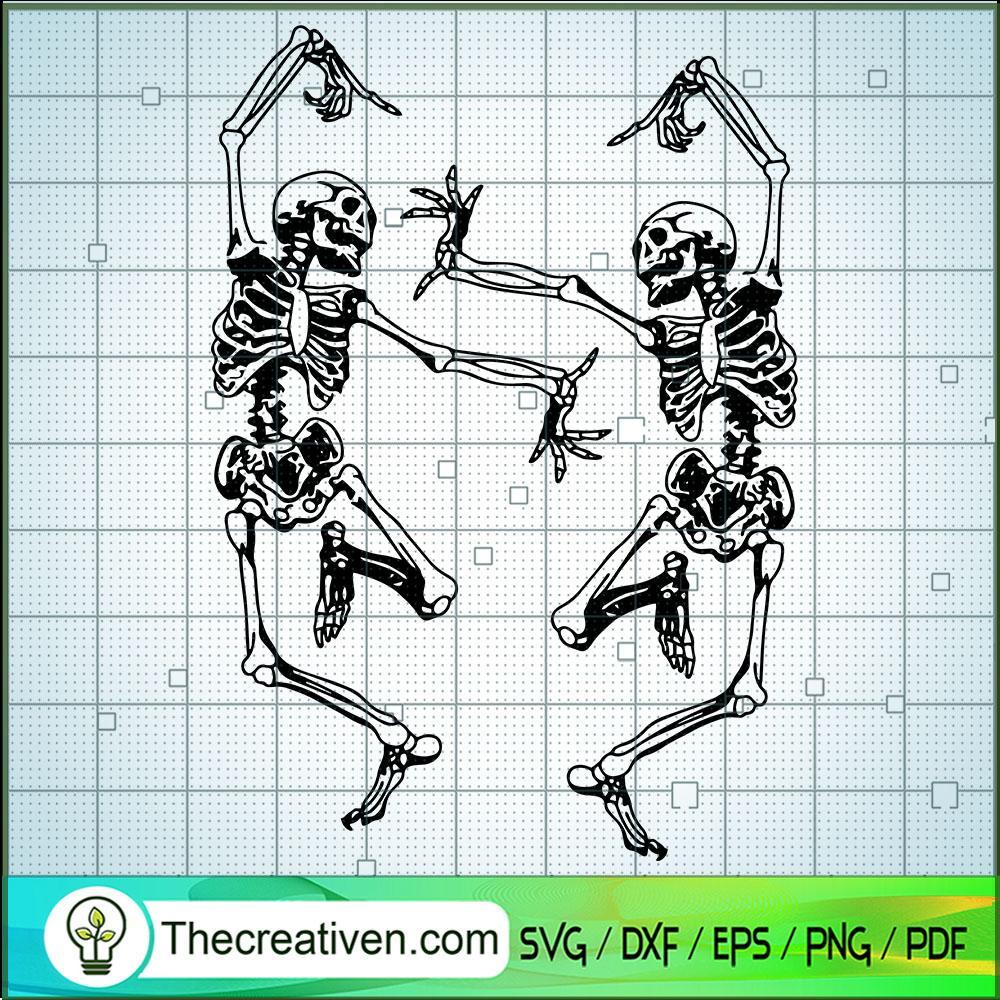 Dancing skeletons SVG Cut File for Cricut & Silhouette 1 Dancing skeletons SVG Cut File for Cricut & Silhouette
