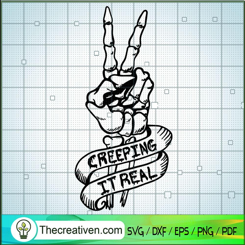 Creeping It Real SVG Cut File for Cricut & Silhouette 1 Creeping It Real SVG Cut File for Cricut & Silhouette