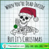 Christmas Skeleton SVG Cut File for Cricut & Silhouette