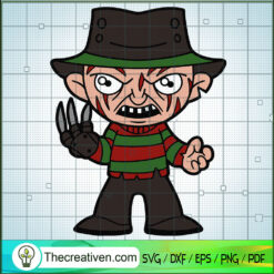 Chibi Freddy SVG Cut File for Cricut & Silhouette