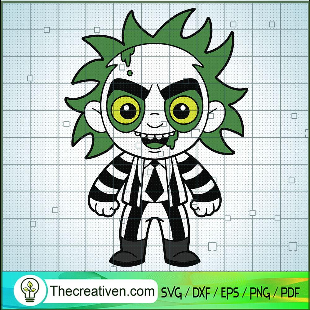 Chibi Beetlejuice SVG Cut File for Cricut & Silhouette 1 Chibi Beetlejuice SVG Cut File for Cricut & Silhouette