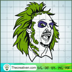 Beetlejuice Horror Character SVG Cut File for Cricut & Silhouette
