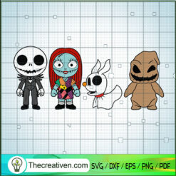Baby Jack and Sally SVG Cut File for Cricut & Silhouette