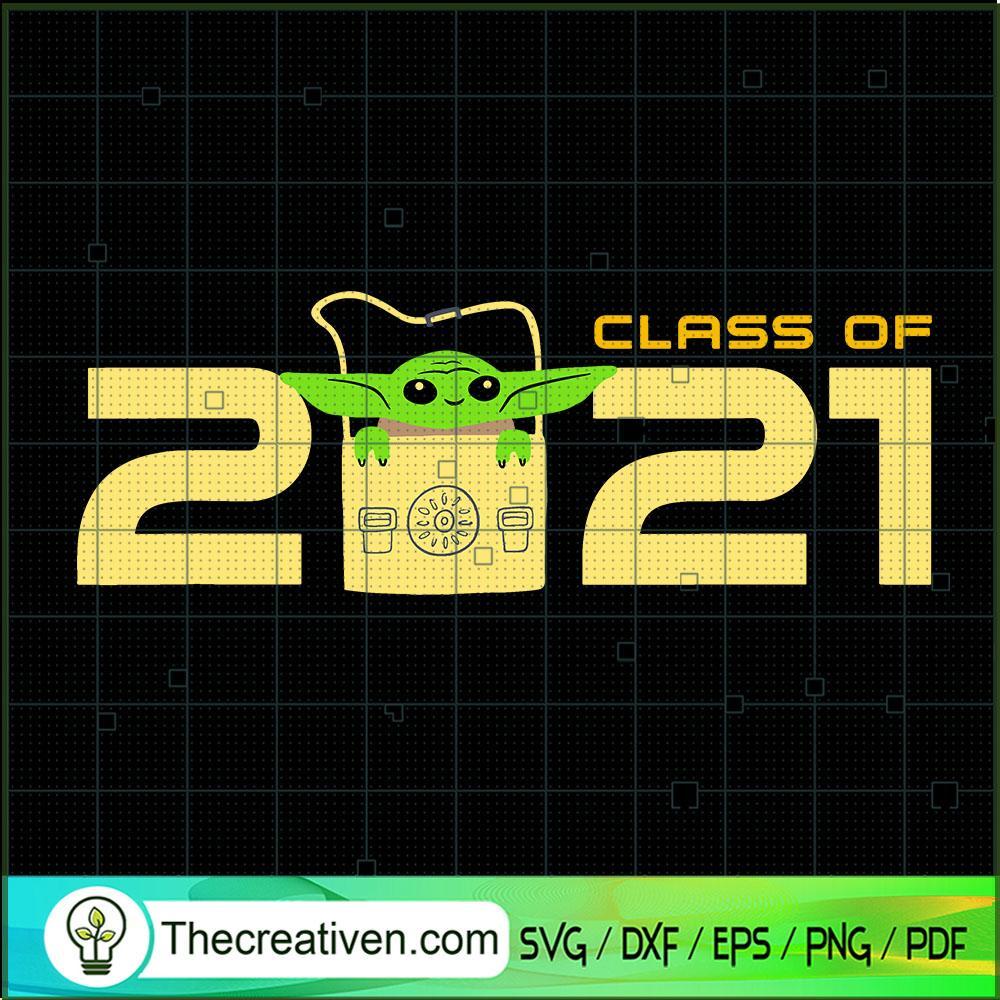 Vintage Baby Yoda Class of 2021 SVG Cut File for Cricut & Silhouette 1 Vintage Baby Yoda Class of 2021 SVG Cut File for Cricut & Silhouette