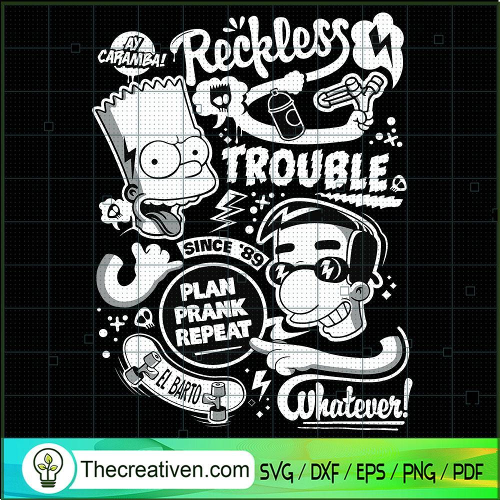 The Simpsons Bart and Milhouse SVG Cut File for Cricut & Silhouette 1 The Simpsons Bart and Milhouse SVG Cut File for Cricut & Silhouette