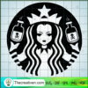 Wednesday Addams Starbucks SVG, Starbucks SVG, Addams SVG 3 183 copy