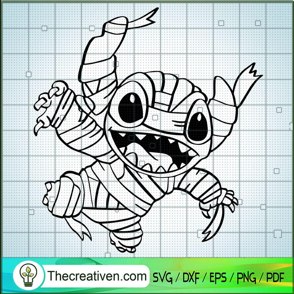 Stitch Mummy SVG, Stitch SVG, Halloween SVG 1 Stitch Mummy SVG, Stitch SVG, Halloween SVG