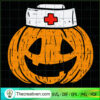 Pumpkin Nurse SVG, Pumpkin SVG, Halloween SVG