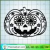Jack OLantern Sugar Skull SVG, Pumpkin SVG, Halloween SVG