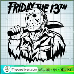 Friday The 13th SVG Cut File for Cricut & Silhouette Design 43435
