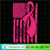 Childhood Cancer Awareness SVG, Cancer SVG, USA Flag SVG