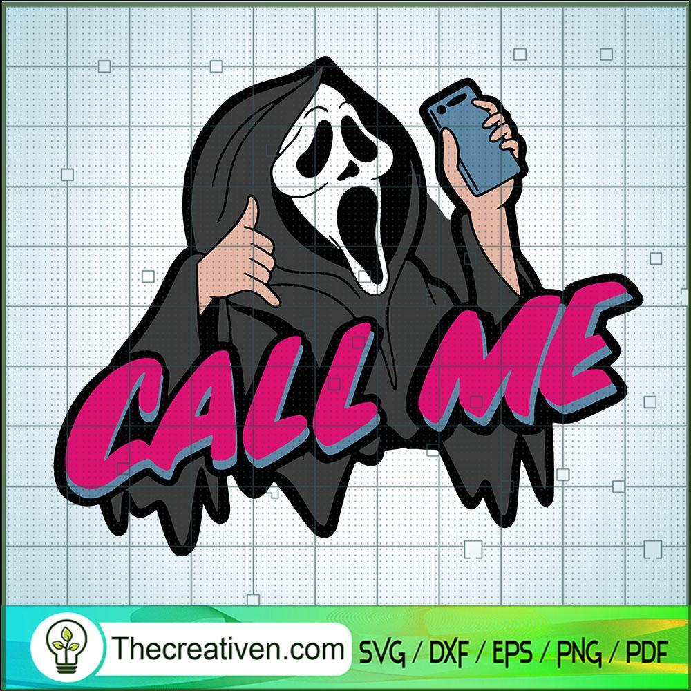 Call Me Scream SVG, Ghost Calling SVG, Halloween SVG 1 Call Me Scream SVG, Ghost Calling SVG, Halloween SVG