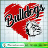Bulldogs SVG, Bulldogs Team SVG, Sport SVG 2 22 copy 9
