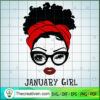 January Girl SVG, Sexy Face SVG, Girl Lover SVG 3 122