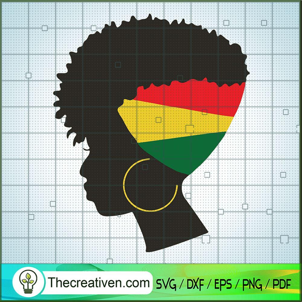 Jamaica Girl SVG, Afro Woman SVG, Black Girl SVG 1 Jamaica Girl SVG, Afro Woman SVG, Black Girl SVG
