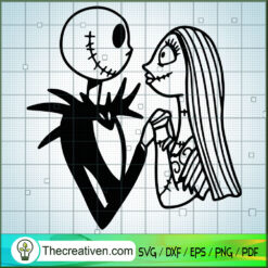 Jack Propose Sally SVG Cut File for Cricut & Silhouette