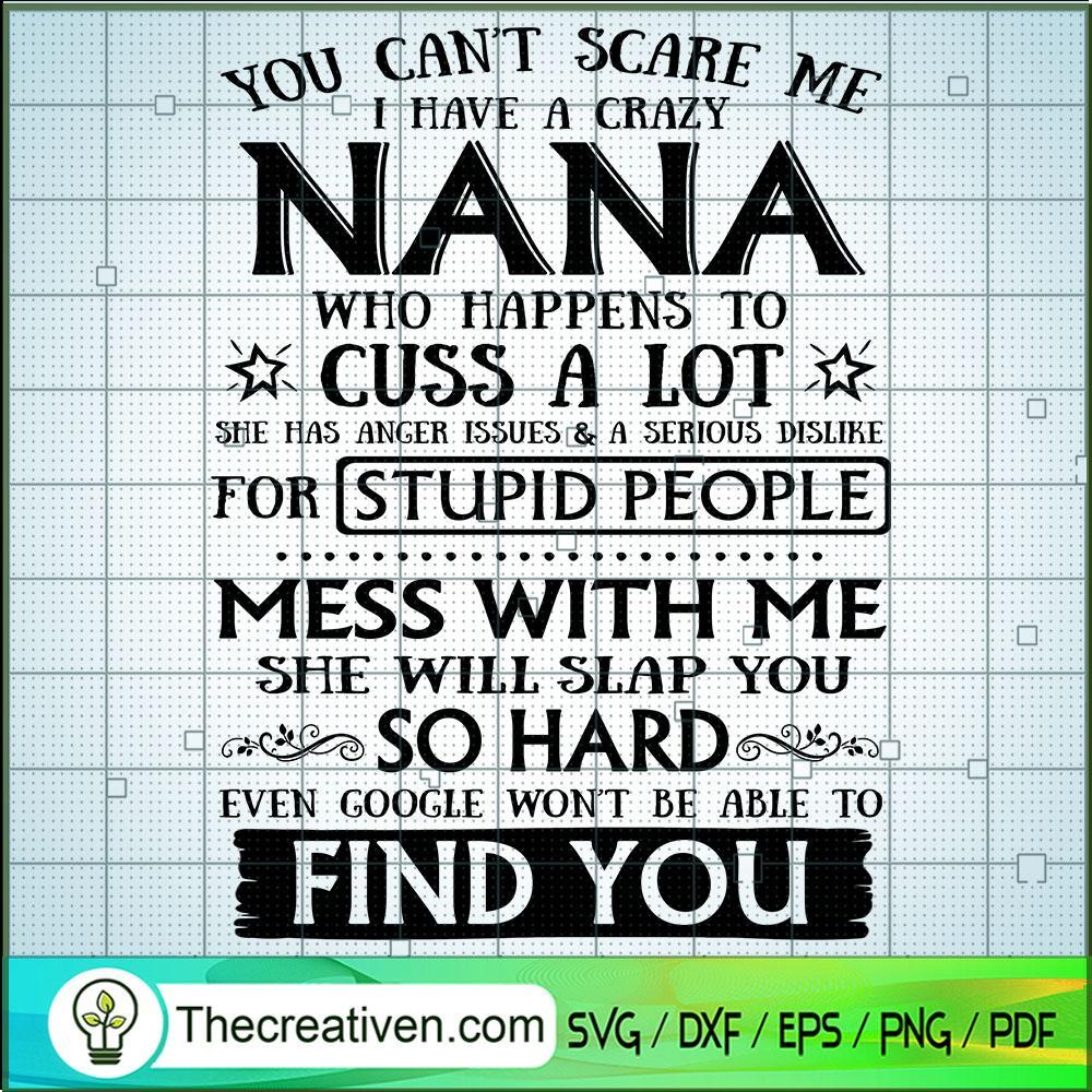 You Can't Scare Me SVG, Quotes SVG, Halloween SVG 1 You Can't Scare Me SVG, Quotes SVG, Halloween SVG