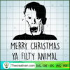 Merry Christmas Ya Filty Animal SVG, Home Alone SVG, Christmas SVG