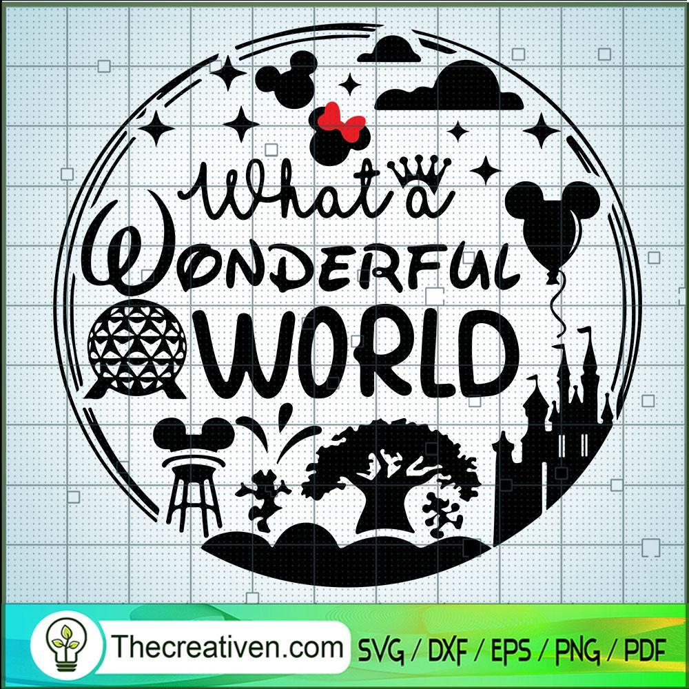 What Wonderful World SVG, Walt Disney SVG, Cartoon SVG 1 What Wonderful World SVG, Walt Disney SVG, Cartoon SVG
