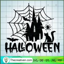 Halloween Cat SVG Cut File for Cricut & Silhouette Design 42780