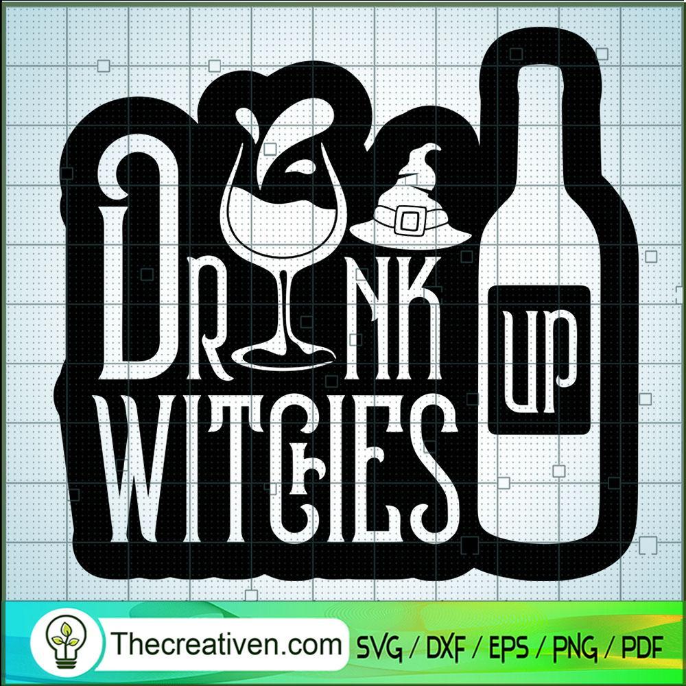 Drunk Up Witches Black SVG Cut File for Cricut & Silhouette 1 Drunk Up Witches Black SVG Cut File for Cricut & Silhouette
