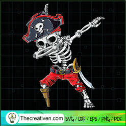 Pirates Skeleton Dab SVG Cut File for Cricut & Silhouette