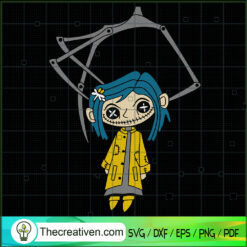 Sally Dangling SVG Cut File for Cricut & Silhouette